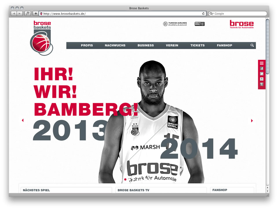 Benjamin Schulte - Brose Baskets Bamberg Homepage
