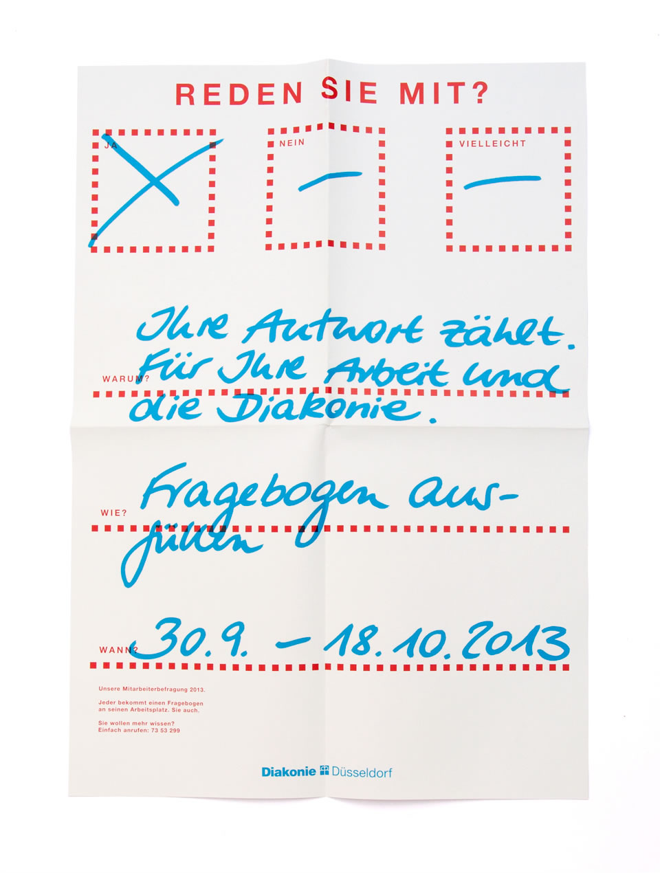 Benjamin Schulte - Reden Sie mit? Plakat